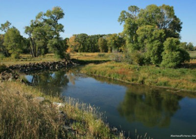 September picture of the Musselshell River next to the town of Two Dot. Image is from the Two Dot Montana Picture Tour.