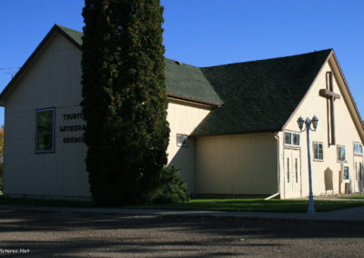 September picture of the Trinity Lutheran Church. Image is from the Hysham Montana Picture Tour.