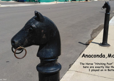 May picture of a Horse Hitching Post in Anaconda. Image is from the Anaconda, Montana Picture Tour.