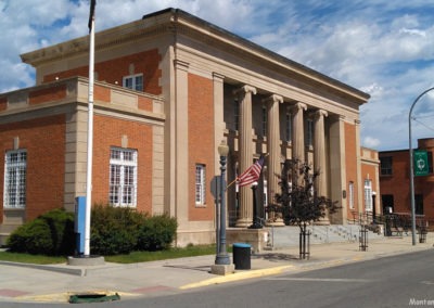 May picture of the Anaconda Post Office on Main Street in. Image is from the Anaconda, Montana Picture Tour.