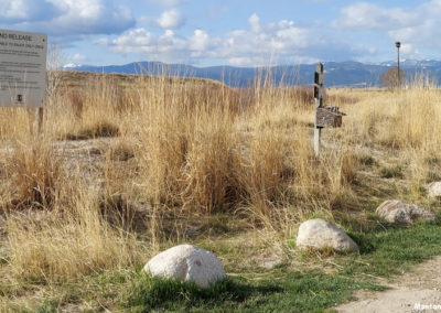 May picture of the Warm Springs Ponds Catch and Release sign. Image is from the Anaconda, Montana Picture Tour.