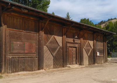 July picture of Washoe Park barn built by the WPA in the late 1930’s. Image is from the Anaconda Montana Picture Tour.
