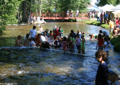 July picture of the crowds at the Rubber Duck Race in Washoe Park. Image is from the Anaconda Montana Picture Tour.