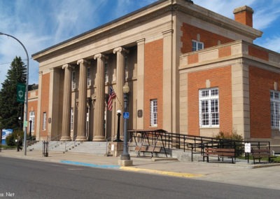 July picture of the US Post office in Anaconda, Montana. Image is from the Anaconda Montana Picture Tour.