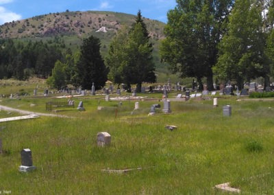 July picture of the Letter “A” above the Cemetery in Anaconda Montana. Image is from the Anaconda Montana Picture Tour.