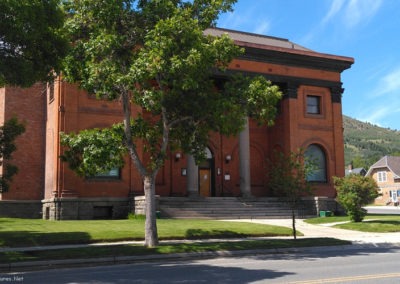 July picture of the North side of the Hearst Library in Anaconda. Image is from the Anaconda Montana Picture Tour.