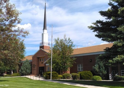 July picture of the Church of the Latter Day Saints church in Anaconda, Montana. Image is from the Anaconda Montana Picture Tour.