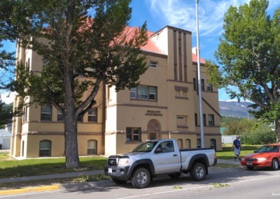 July picture of the Prescott Apartments in Anaconda Montana. Image is from the Anaconda Montana Picture Tour.