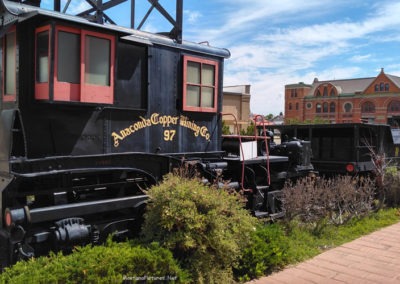 July picture of the Anaconda Chamber of Commerce Electric Locomotive. Image is from the Anaconda Montana Picture Tour.