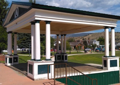 July picture of the Wooden Gazebo in Anaconda’s JFK Park. Image is from the Anaconda Montana Picture Tour.