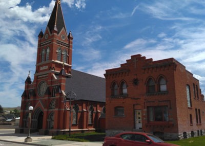 July picture of the St Peter’s Catholic Church on Alder Street. Image is from the Anaconda Montana Picture Tour.