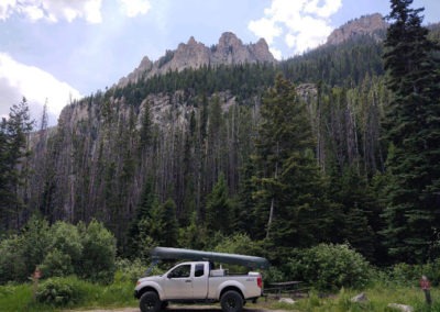 July Picture of the jagged Canyon Walls found in Lost Creek State Park. Image is from the Anaconda Montana Picture Tour.