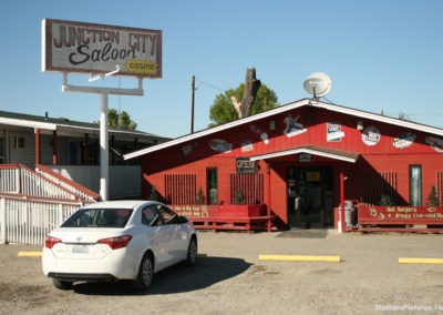 September picture of the Junction City Bar on 2nd Avenue. Image is from the Custer, Montana Picture Tour.