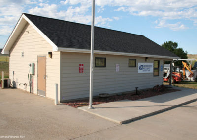June picture of the Decker Montana US Post Office. Image is from the Powder River and Tongue River, Montana Picture Tour.