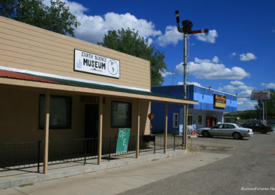 June picture of the Loma Earth Science Museum at 208 Broadway. Image is from the Loma, Montana Picture Tour.