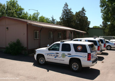 June picture of the Bureau Of Indian Affairs building in Lame Deer, Montana. Image is from the Lame Deer, Montana Picture Tour.