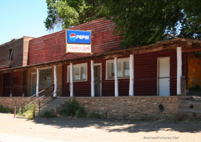 June picture of the Chicken Coop Bar in Lame Deer, Montana. Image is from the Lame Deer, Montana Picture Tour.