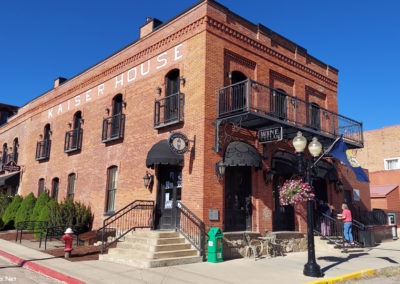 June picture of the Kaiser House on West Broadway Street in Philipsburg, Montana. Image is from the Philipsburg, Montana Picture Tour.