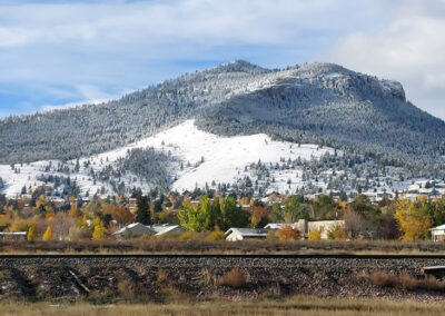 October 2022 picture of the north side of Mount Helena. Image is from the Helena, Montana Winter Picture Tour.