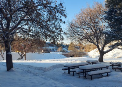 November 2022 picture of the east side of Mount Helena. Image is from the Helena, Montana Winter Picture Tour.