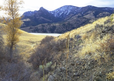November view of the east side of the "Sleeping Giant” from the Beartooth Wildlife Management Area north of Helena, Montana.