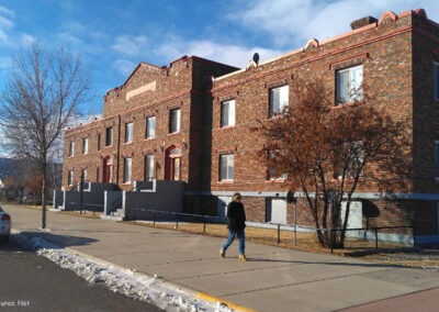 Winter picture of the Pietrasanta Apartments in Boulder, Montana. Part of the Boulder Montana Picture Tour.