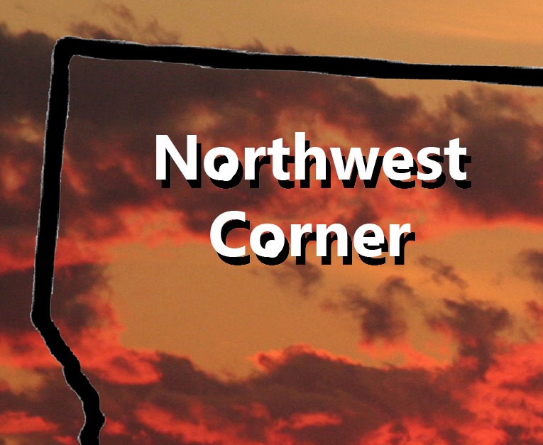 NW Corner - Part of the Regional Map of Montana on MontanaPicctures.Net