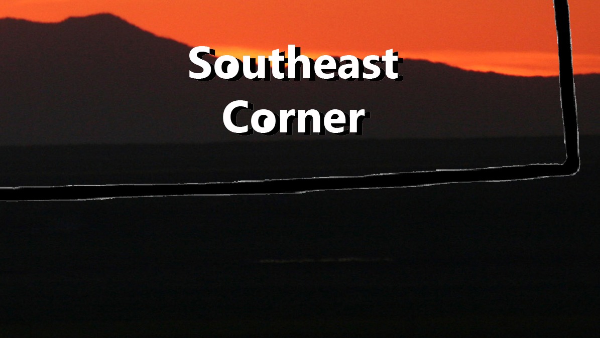 SE Corner - Part of the Regional Map of Montana on MontanaPictures.Net