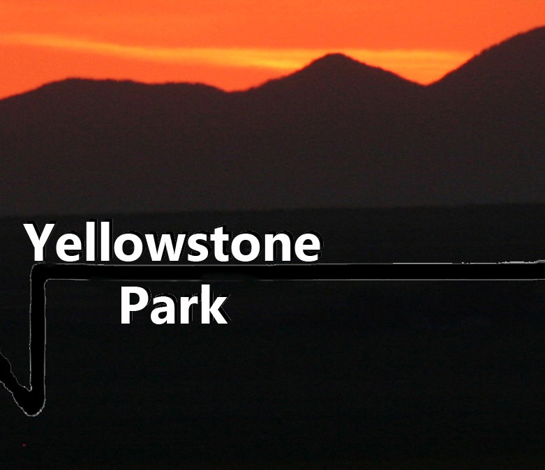 Yellowstone - Part of the Regional Map of Montana on MontanaPictures.Net