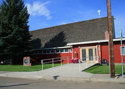 September picture of the Malta Lutheran Church in Malta, Montana.