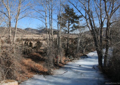 November picture of Crow Creek near Radersburg, Montana