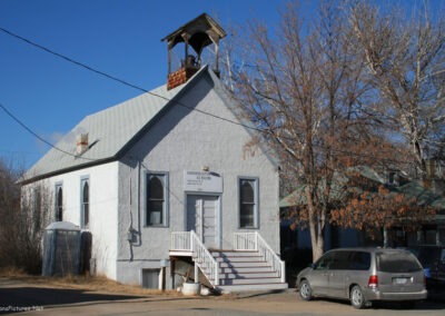 January picture of the Radersburg Historic Church, established in 1917.